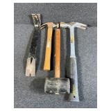 Pry Bar, Mallet, Hammer(2)