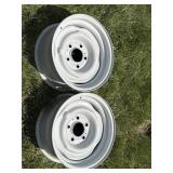 15"X7" Full Size Chevrolet Wheels (2)