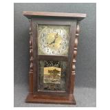 Wooden Mechanical Chime Clock Shelf/Wall