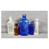 Vintage Glass Bottles (5)