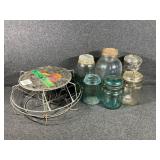 Ball Jars & water bath rack
