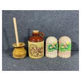 Honeycomb Bee salt and pepper shakers