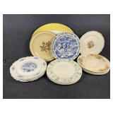 Assorted China plates