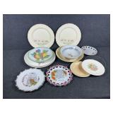 Assorted China plates and Saucers