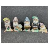 Decorative Ceramic Garden Gnomes(5)