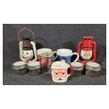 Holiday Lanterns, Holiday Mugs, Wire-Bail Jar.