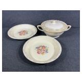 Royal China Gold designed Soup tureen