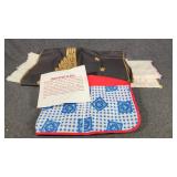 Hearth Rug, Small Apron, Doilies