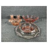 Pink Depression Glass Ware