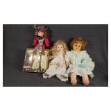 Hard Plastic Toddler Doll, Porcelain Dolls (5)