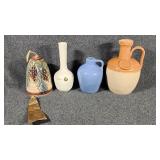 Stoneware Ceramic Bell, Stoneware Vessels
