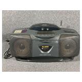 Portable Boombox W/CD Player & Cassette Player