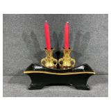 Long Footed Planter, Double-Handle Bud Vase(2)