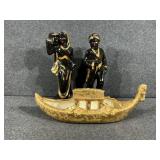 Ceramic Figurines (2) Boat