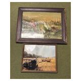 German Victorian- At the well painting,