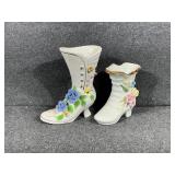 Porcelain Tall decorative boots