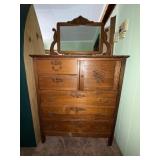 Antique Dresser with Mirror