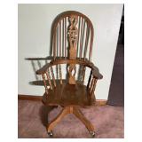 Oak Swivel Desk Chair