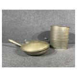 Sliver-Plated on Copper Silent Butler