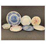 Vintage Blue plate-Friendship of Salem,