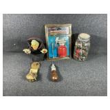 Vintage door locks, Paddle locks, leather sewing