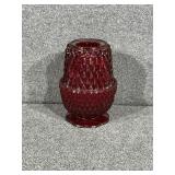 Ruby Red Diamond Point Fairy Lamp