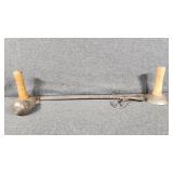 Cast Iron hanging balance beam scale & Hog Scraper