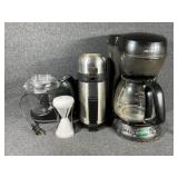 Mr. Coffee 12 Cup Coffee Pot. Oster 3Cup Food Chop