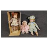 Ashton Drake Porcelain Dolls(3)