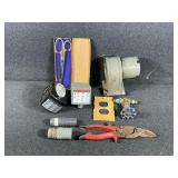 Electric & plumbing items, tools