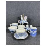 Enoch Wedgewood Countryside Pattern, Tea Cups(4)