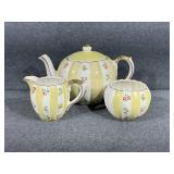 Gone Fix a Flower Teapot and Cream and Sugar by
