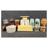 Tupperware Butter Dish, Kitchen Scale, Toothpick