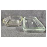 Clear Glass Baking Dishes (3)