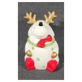 Ceramic Reindeer Cookie Jar