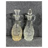 Crystal Cruet set