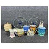 Ashley Centennial Plates (2), Honey Pot, Bell