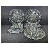 Glass platters, Banana Split dishes