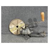 Cast Iron Wall Mounted Hand-Crank Coffee And Spice