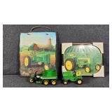 John Deer Pictures & Die-cast ERTL Tractor