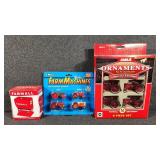 ERTL Farm Tractor Set, Farmall Toothpick Dispenser