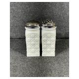 Milk Glass Salt and Pepper Shaker