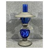 Cobalt Blue Oil Lamp
