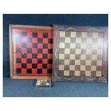 Regular Checkers/Chinese Checkers with chips