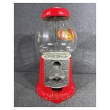 Gumball Machine Glasss Globe and Cast Metal Base