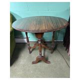 Vintage folding end table