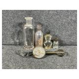 Empty Glass Bottles (4) Mini Hand Mixer