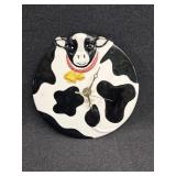 Porcelain Cow Clock
