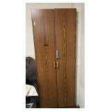28x16x72 2 Door Cabinet w/ lock