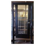 36X84 Bronze Wide Stile Full Lite Aluminum Door